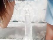 充气娃娃超粉美穴水晶假屌深插喷水01