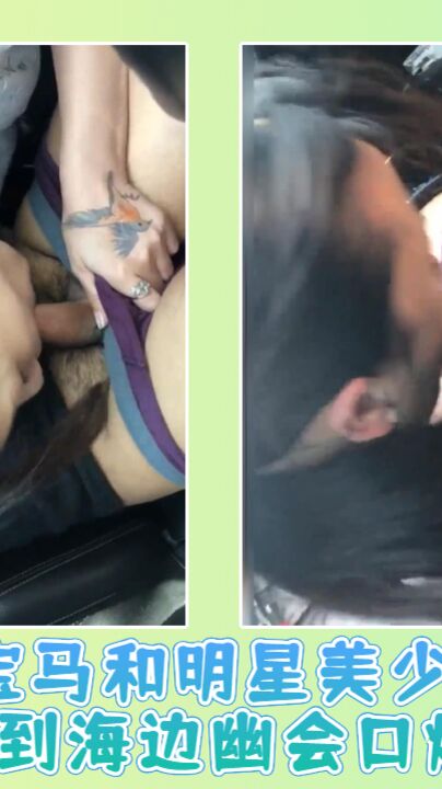 宝马和明星美少妇到海边幽会口爆