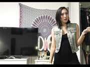 超级漂亮的混血华裔最喜欢的美食就是他男友的大鸡吧