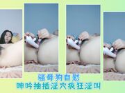骚母狗自慰呻吟抽插淫穴疯狂淫叫