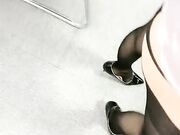 办公室黑裙‖黑丝高跟在工作室操小姐姐