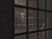 哈莉奎因大鸡巴狠狠地操了一个女狱警