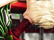 异性恋超级金发女郎在外星球上被弄得屁滚尿流