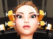 科幻实验室艰难性爱金发女郎被干到尖叫