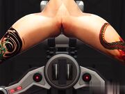 实验室里的科幻硬核和性感辣妹疯狂打桩