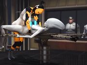 性爱机器人在科幻实验室与女性外星人做爱