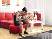 性感的霍尼金发女郎在荒岛上被大鸡巴猛干