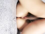 无毛白虎蝴蝶逼道具抽插按摩棒自慰 口交大鸡巴无套爆草 浪叫不止 1