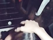 高颜值性感女神美女和几个好友一起酒吧聚会,玩游戏输了被好友惩罚带到洗手间激情啪啪,男说：你的逼好紧啊!