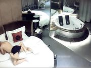 豪华套房偷拍短发美女被男友快速抽插妹子这小身板抱着操是太爽了