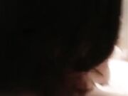 眼镜骚妹妹 黑色内衣酒店3P 被前后夹击 外表文静可爱 内心黄的流油