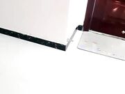 模特身材美腿小姐姐 蒙着眼镜舔屌 肉丝高跟鞋 扶着屌骑乘插入 打开门后入