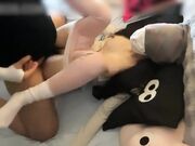 瑜伽裤配小白袜，良家极品反差学妹，雪白皮肤，娇小玲珑的身躯