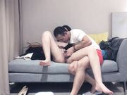 大奶妹，沙发上操穿上情趣装口交抽插猛操