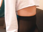 完美身材大穴生，油亮黑丝被我插