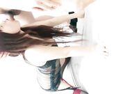 妖艳小骚货 吊带黑丝 反向口爆 后入骑乘