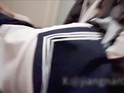 白丝JK18岁少女背着男友偷情极度反差被干爽了