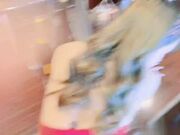 酒吧红裙网袜妹妹被操出白浆