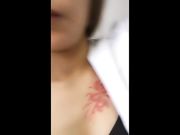 性感小嫩模露脸,双乳夹道具舔龟头,跳弹玩弄骚逼淫水湿透白浆流出,浪叫淫语激情