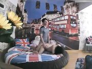 连续操了3次后男的干不动了美女自己女上位操!