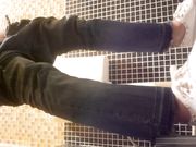 口罩妹子貌似白虎下面没有毛