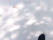 大白天公园勾搭路人路边站立啪啪