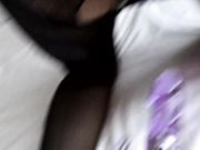 黑丝高跟情趣极品母狗,近距离拍摄口活自己拿道具插入自慰,撅着屁股让我后入干1080P高清无水印