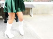 妹子COS美女战士不穿内裤自慰自拍