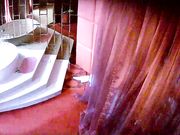 情趣酒店水滴摄像头偷拍胖哥带着有浓密黑森林的情人开房