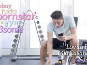 健身房奇遇碰见两个色女看见男人就想上