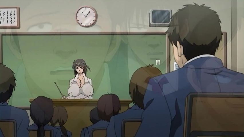 爆乳BOMB女教師 若槻理沙 男子トイレは危険がいっぱい