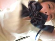 制服姿でフェラが何時も以上に興奮しました杏果