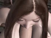 无码3D动画-黑发爆乳荡妇尽心服务男友的粗大鸡巴