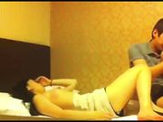 穿豹纹内裤的性感女友