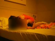 周末约炮君子兰美容院老板娘酒店开房穿着黑丝粉红情趣内衣草