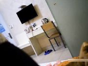 狗爷寒冷冬夜嫖妓这次档次高点棋牌宾馆啪啪150元身材苗条小姐自说有点亏鸡巴没硬就射了