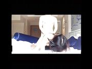 深圳极品学生妹墨绿色连衣裙被蛮操