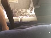 帅小伙抹点润滑液操红发黑丝富婆露脸