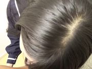 制服姿がお似合いの巨乳ちゃん1