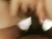 嘴当逼草真刺激，大黑牛先自慰再被大鸡巴蹂躏呻吟可射