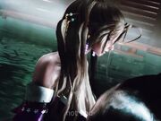 3D同人新作-童年女神《我的女神》温泉中女神贝露丹蒂被战神爆操