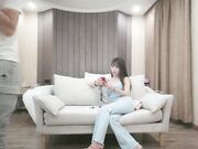 约操极品苗条身材健身美女 高难度姿势抱起来操 把妹纸操到高潮