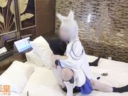 M1阿宅理系妹子扮裝碧藍加賀！Part3 FC2-PPV-1540186