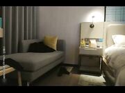 黑衣少妇酒店激情啪啪，坐在身上舌吻调情口交