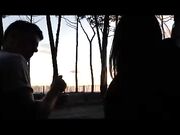 户外打野战男友真猛,楼住小蛮腰狂操我还让我口爆吃精