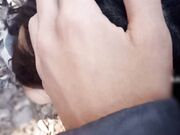 周末放假回陕北老家和可爱女友在野外打炮露脸