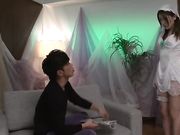 ウェディングドレスでフェラ～武井もな